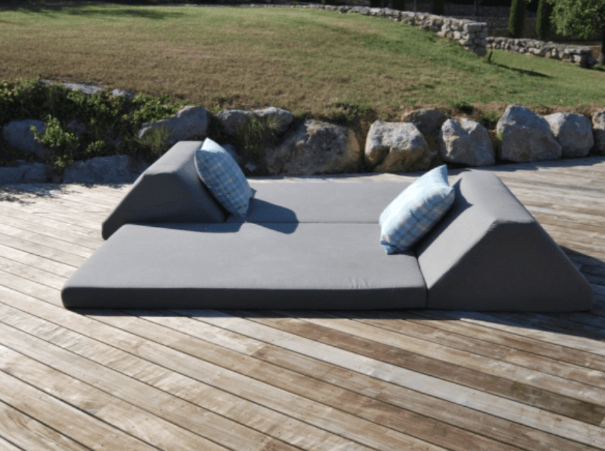 Matelas exterieur sur mesure 100 % outdoor sunbrella